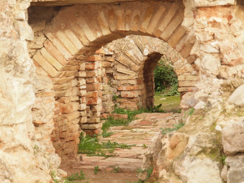 Ancient walls at Volubilis