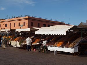 Spices for sale in Marrakech