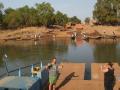 Ferry crossing in Mali