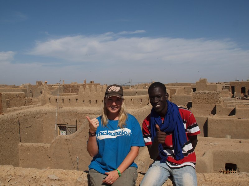 Bunny and our Djenne guide, Yaya