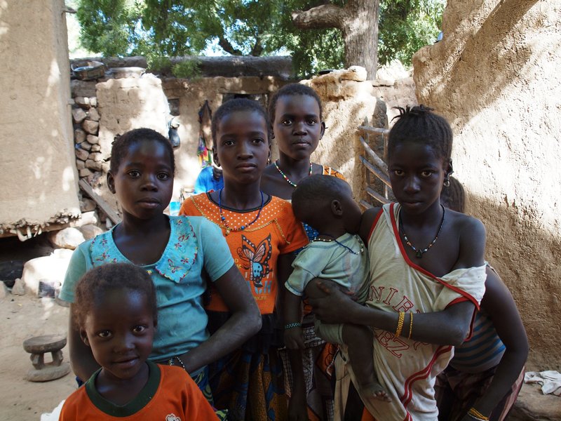 Kids in Kani Kombole village