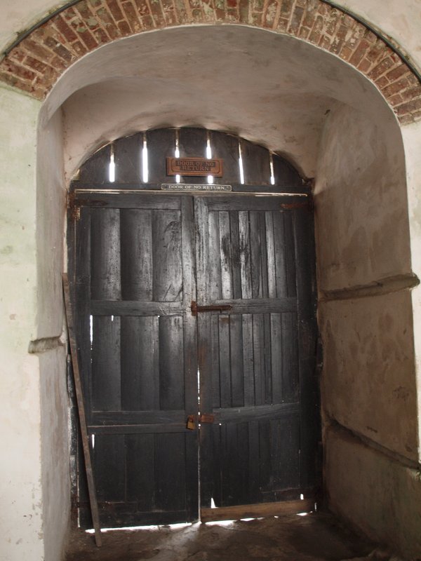 The Door of No Return at Cape Coast slave fort