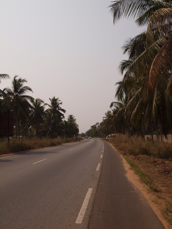 Main road through southern Togo