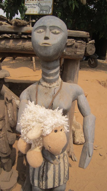 Sheepy hanging out in Togo