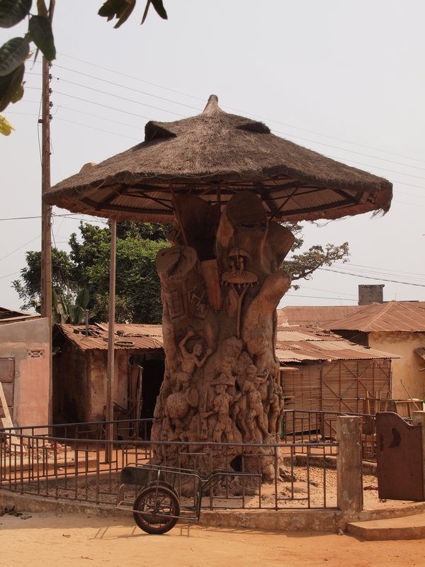 Cool statue in Ouidah