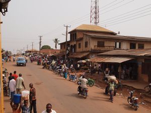 Typical Nigerian High Street