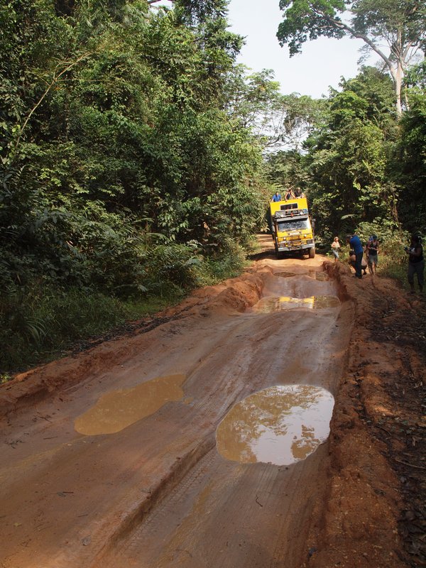 Dodgy Cameroon roads