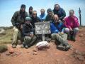 Bunny and co at the summit of Mt Cameroon