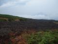 The path of the lava from fairly recent eruptions was incredibly clear and surreal