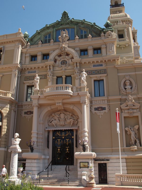 Detailed buildings in Monaco
