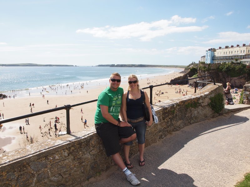 Doug and Fe in Tenby