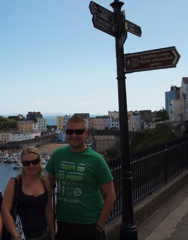 Fe and Doug in Tenby