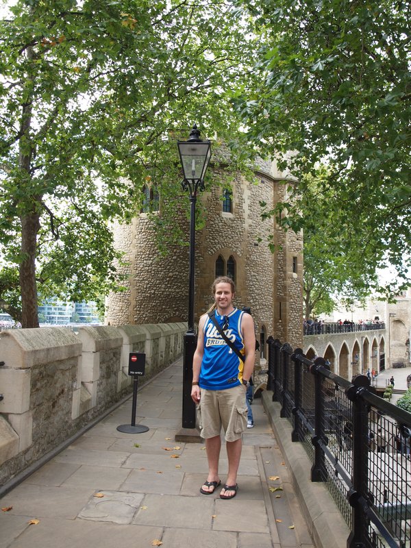 Martin at Tower of London