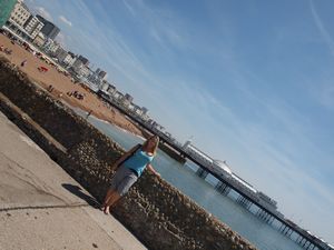 Bunny with Brighton Pier