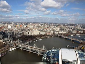 View from top of The London Eye