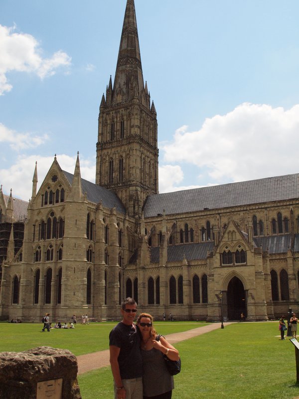 Mum and Dad at Salisbury Cathedral