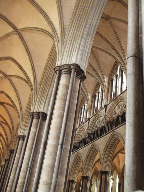 Vaulted ceilings of Salisbury Cathedral