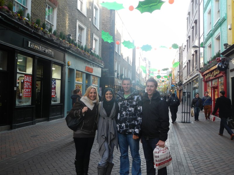 Hanging out in Carnaby Street London