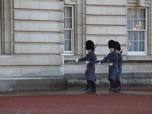 Nice hats... Buckingham Palace