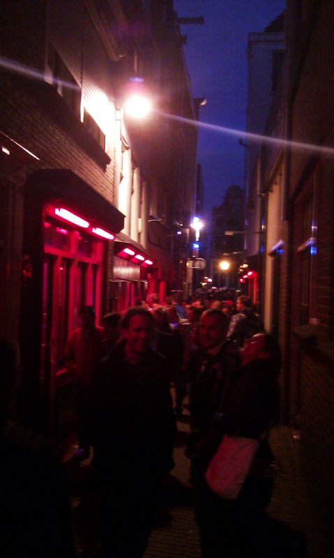 Hanging out in the Red Light District
