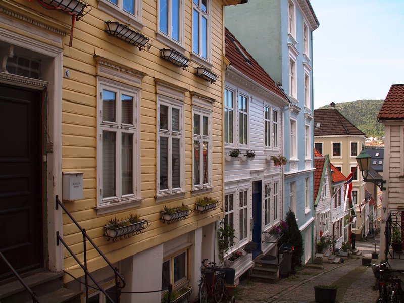 Residential streets of Bergen