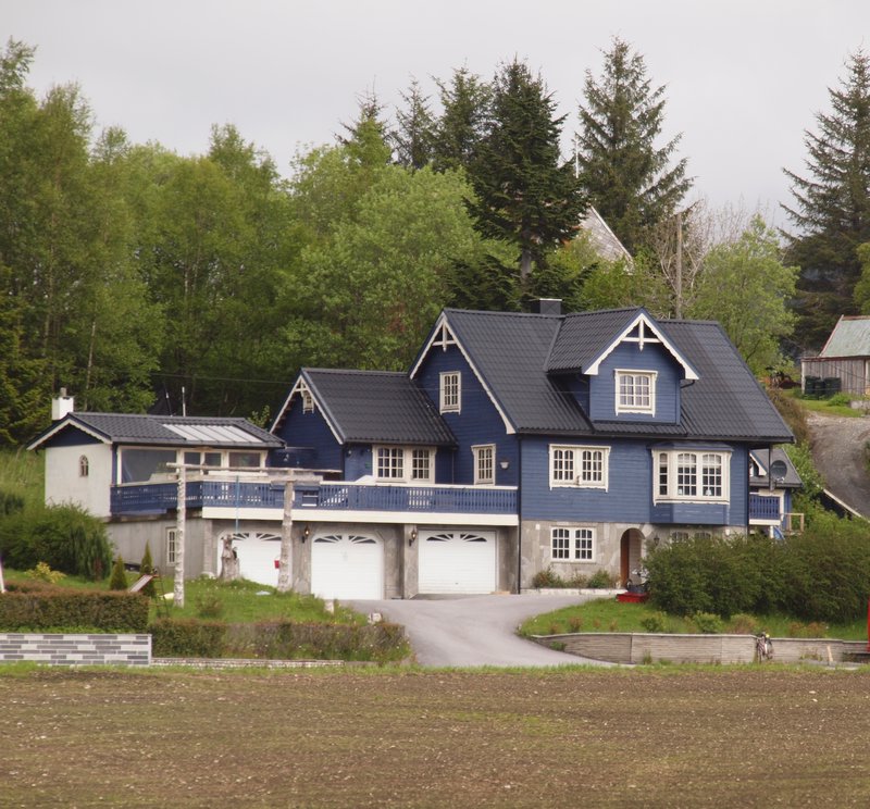 Typical building style in the Norwegian countryside