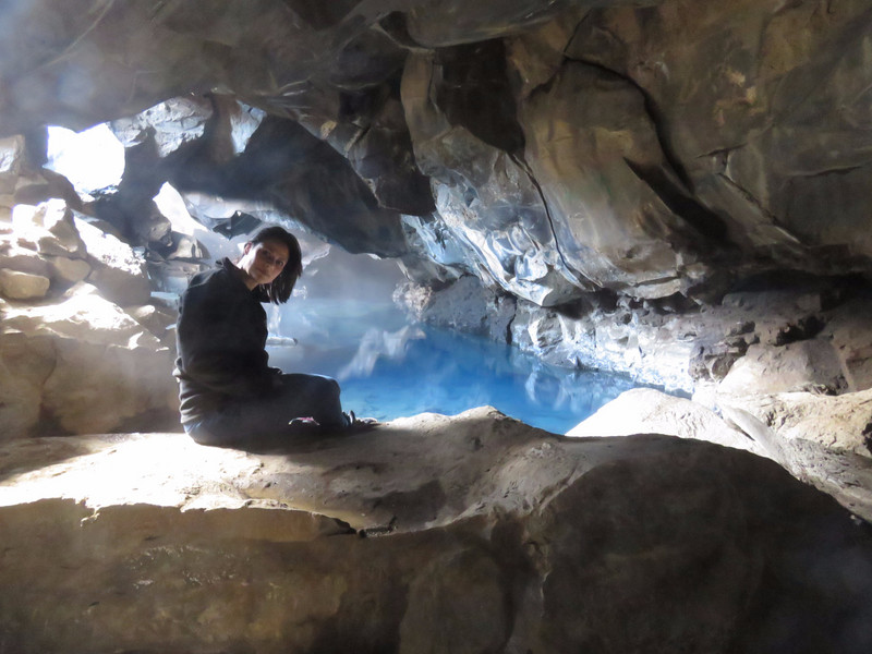 Gilat in Grjótagjá cave