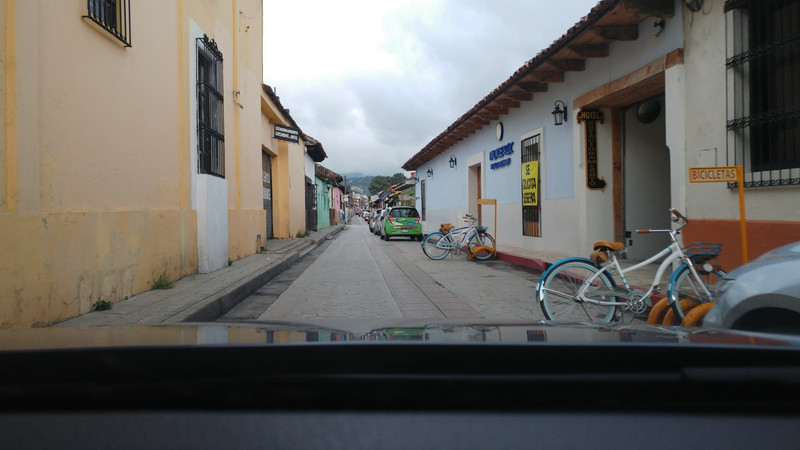 Our street in San Cristobal