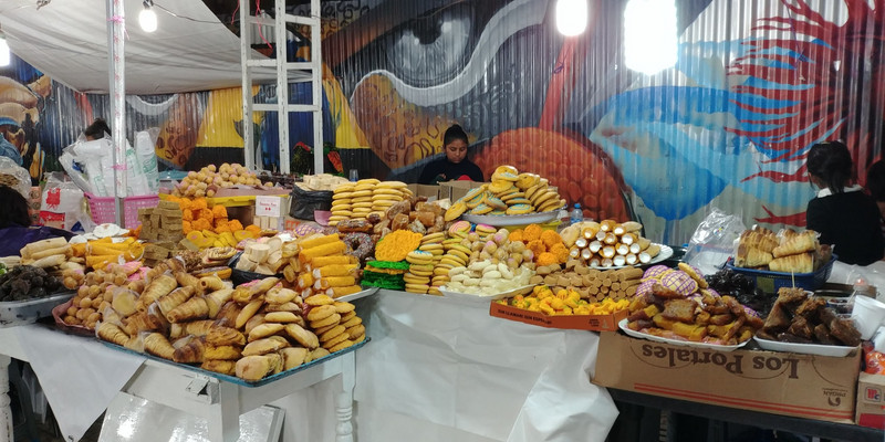 The sweets stall