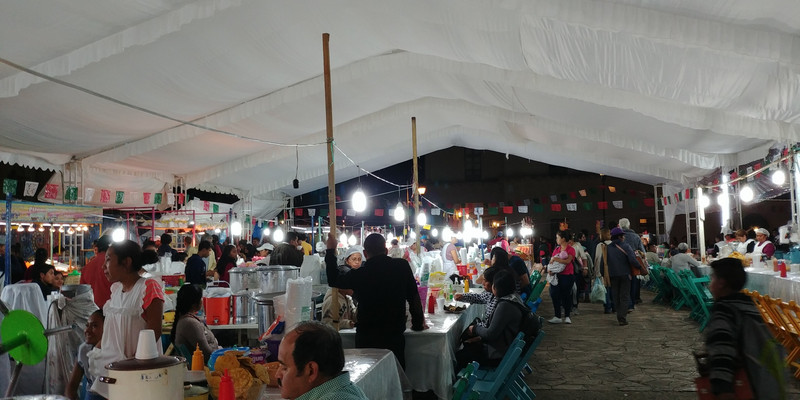 The food tent