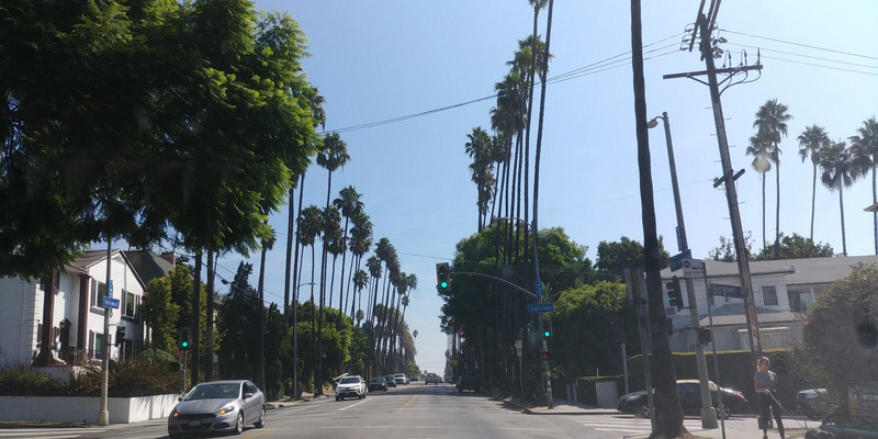 Getting near Hollywood Boulevard