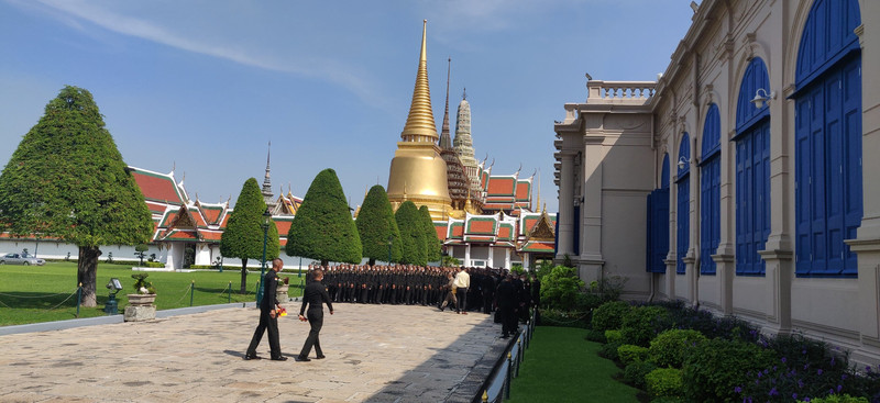 Soldiers at the Emerald Buddha Temple