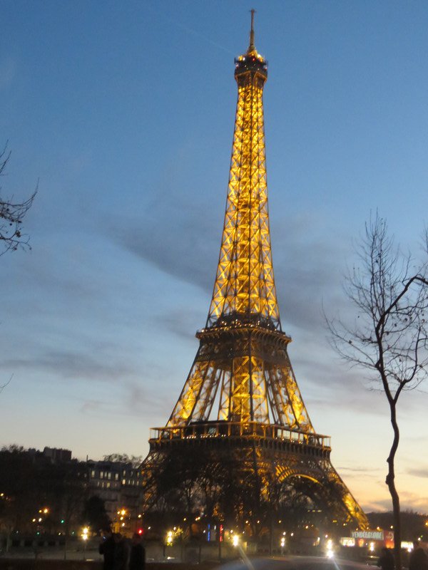 The Eiffel in the evening