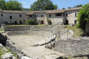 1 Amphitheater  Saepinum ruins near Sepino Italy  (43)
