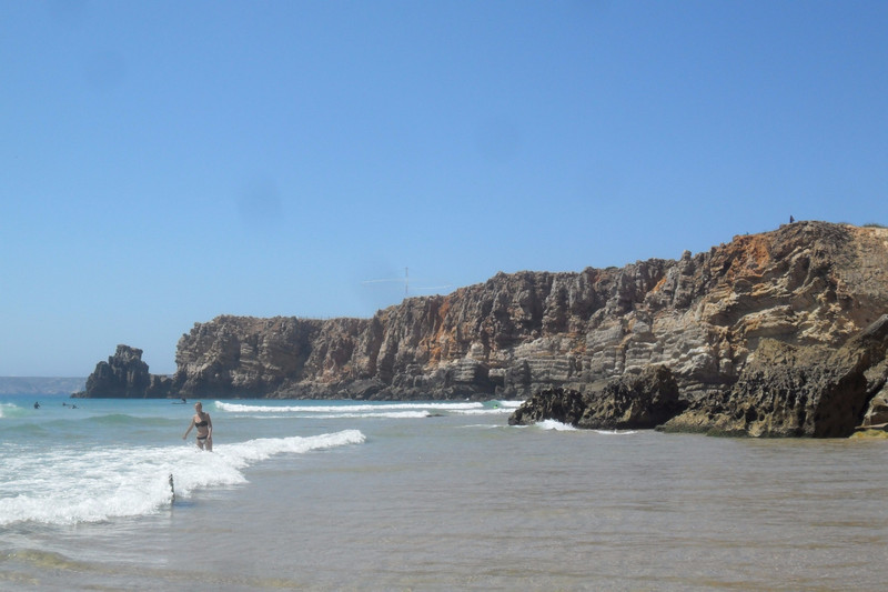 Sagres Beach - Camped on Cliff top (1)