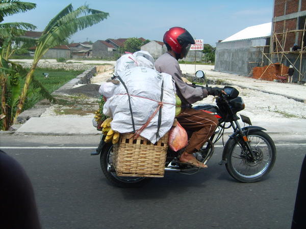 Transport in Bali: everything on the Motorbike!