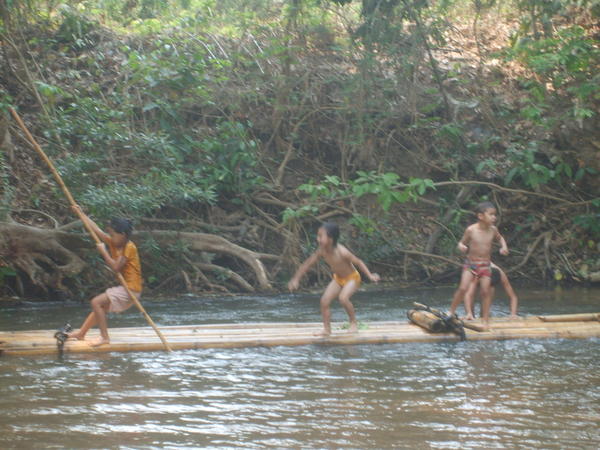 Bamboo rafting! 3