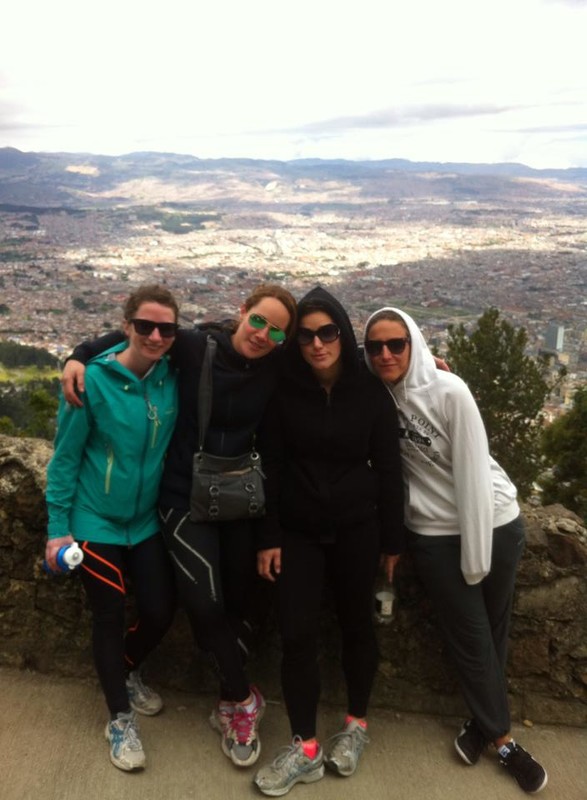 At the top of Monserrate