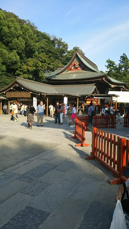 神社の中で鎌倉