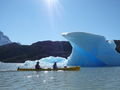 Kayaking Among Icebergs