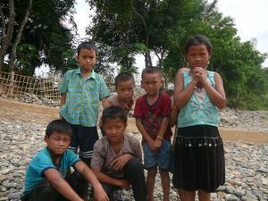Curious Laos Children