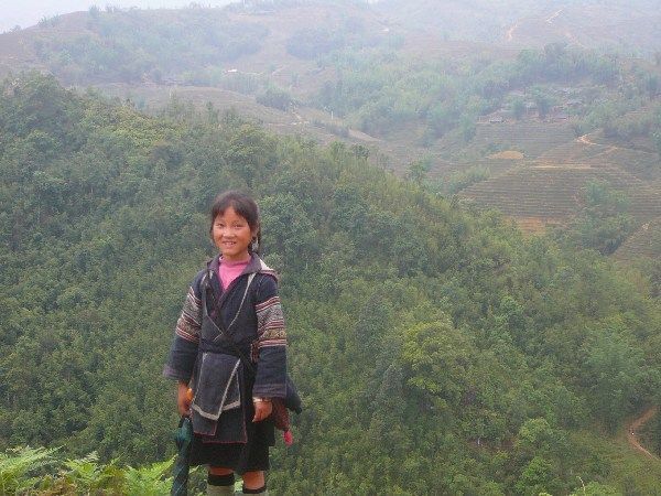 A girl from a local hill tribe