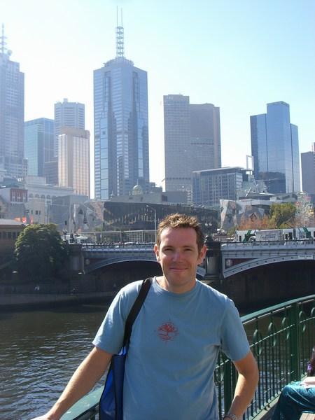 Ian on the southbank in Melbourne