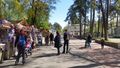 Tourist stalls in Jurmala main street and the tourist season was still a week away, so this was "low key"