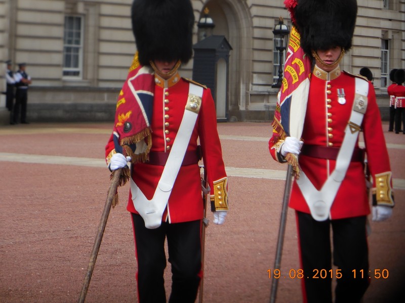During the Parade Changing of Guards