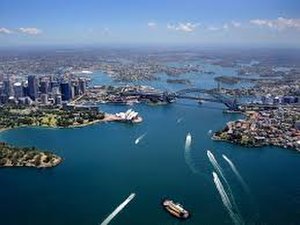 Sydney Harbour from the Air