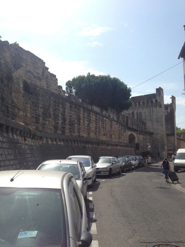 The wall around Avignon