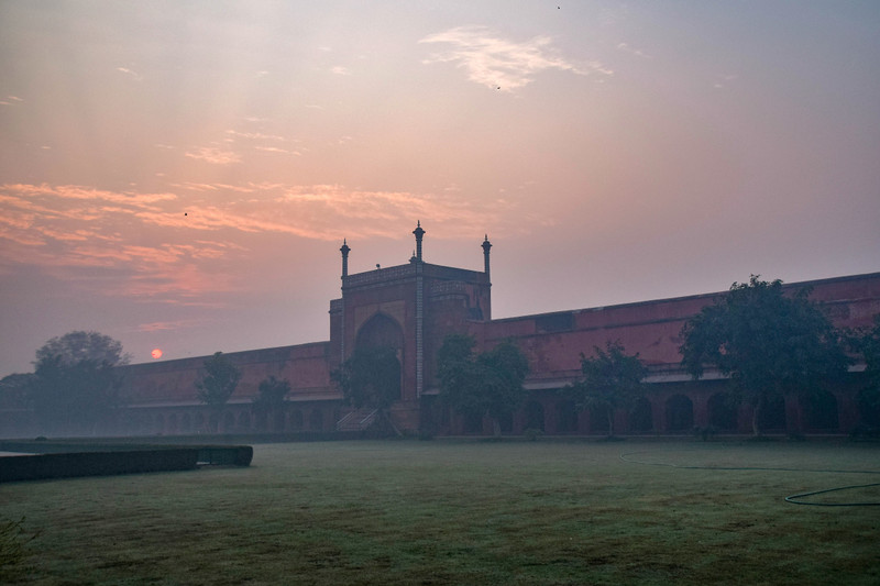 Taj Mahal Entrance in the morning