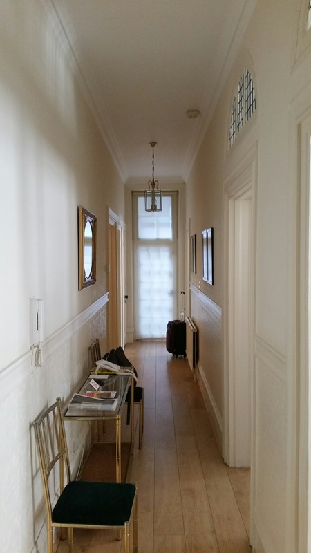 Hallway view of apt.