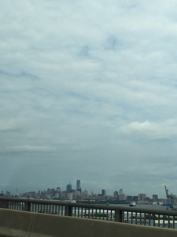 Philadelphia view from car 